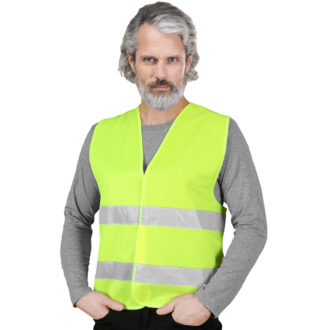 Gilet da lavoro riflettente LUMI YELLOW