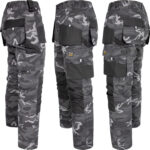 Arbeitshose in Camouflage-Optik, bis zur Taille, FORCE CAMU