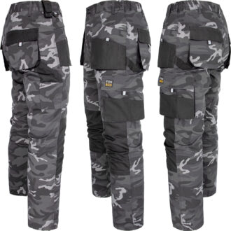 Arbeitshose in Camouflage-Optik, bis zur Taille, FORCE CAMU