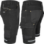 Arbeitsjeansshorts aus Stretch-Denim JEANS STRETCH BLACK
