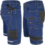 Arbeitsjeansshorts aus Stretch-Denim JEANS STRETCH BLUE