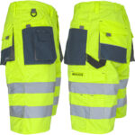 Reflektierende Shorts PROFI HIVIS NAVY