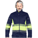 Elastische Arbeitsjacke MANNLAND HIVIS NAVY