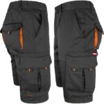 Damen-Arbeitsshorts mit Elasthan von FRAULAND BLACK
