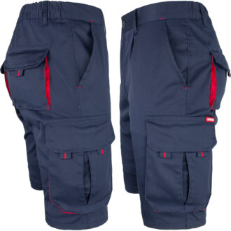Pantaloncini da lavoro da donna con elastan FRAULAND NAVY