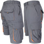 Damen-Arbeitsshorts mit Elasthan FRAULAND GREY