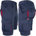 Arbeitsshorts mit Elasthan von MANNLAND NAVY
