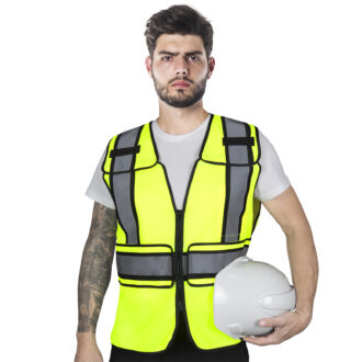 Gilet riflettente con chiusura a cerniera ALEXIS FLEX