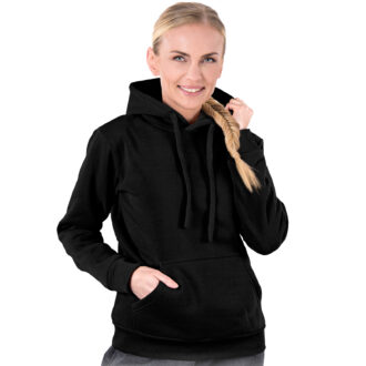 Damen-Arbeitssweatshirt mit Kapuze MARSU BLACK