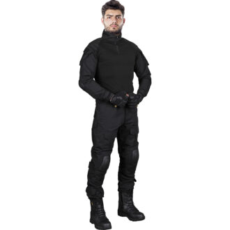 Taktisches Set aus Hose und Jacke Tactical Guard PROTECT BLACK