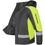 Winter-Arbeitsjacke mit Kapuze BLIZZARD GELB
