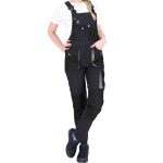 Damen-Arbeitshose mit Brustlatz FIO DARK GREY