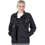 Damen-Arbeitsjacke FIO DARK GREY