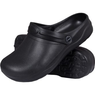 Schwarze geschlossene Crocs LAB BLACK