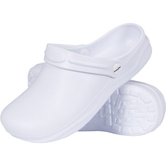 Weiße Lebensmittel-Crocs LAB WHITE