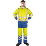 Reflektierendes Regenoutfit TERO HIVIS BLUE