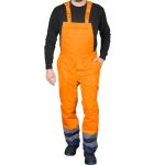 Reflektierende, wasserdichte Winterhose PRO HIVIS ORANGE