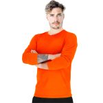 Herren-T-Shirt mit langen Ärmeln PORTO LONG ORANGE