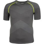 Thermoaktives Kurzarm-T-Shirt GRAVIN BLACK
