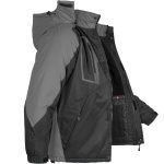 Winter-Arbeitsjacke mit Kapuze HOLM BLACK