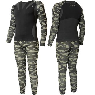 Thermounterwäsche im Camouflage-Design: Unterhose und Unterhemd von WARDO