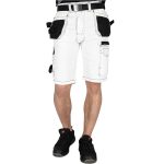 Arbeitsjeansshorts JEANS WORK WHITE