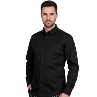 Herren-Gastronomiehemd FESTIVO BLACK