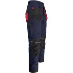 Arbeitsoveralls bis zur Taille PROFI NAVY RED 2.0