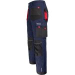 Arbeitsoveralls bis zur Taille PROFI NAVY RED 2.0