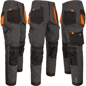 Arbeitshose bis zur Taille PROFI DARK ORANGE 2.0