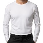 ALFA WHITE 170 g Arbeits-T-Shirt mit langen Ärmeln
