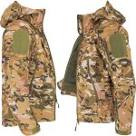 Taktische Softshell-Jacke im Tarnmuster „Tactical Guard MOSS MULTICAMO“
