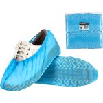Einweg-Schuhüberzüge 40 x 17 cm, 100 Stück, ANTISLIP BLUE
