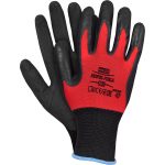 Mit Latex getränkte Arbeitshandschuhe RICK FOAM RED