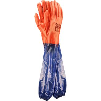 PVC-Arbeitshandschuhe, 60 cm