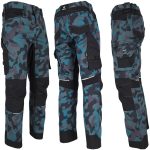 FACTOR NAVY CAMU Arbeitshose aus Stretchstoff