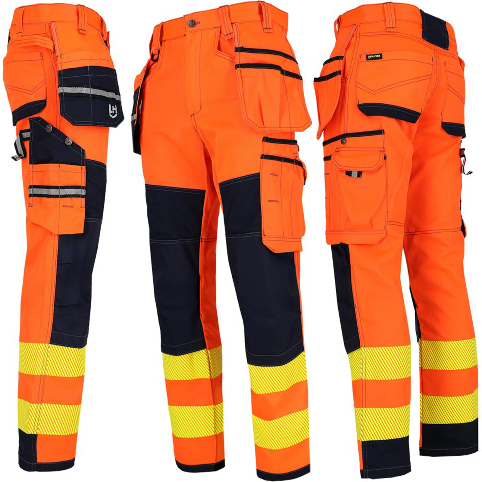 Reflektierende Arbeitshose GONNER ORANGE Reflektierende Arbeitshose GONNER ORANGE