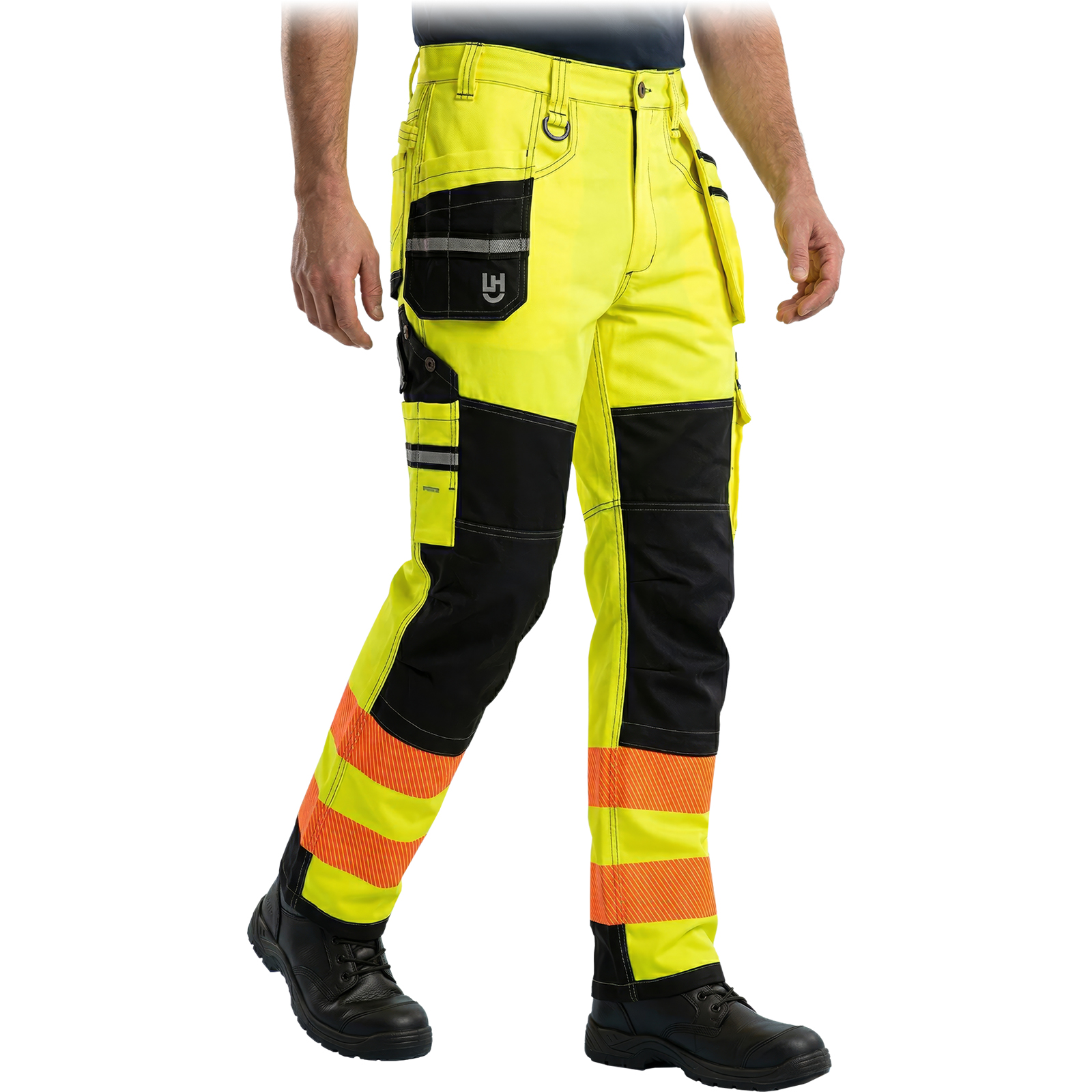 Reflektierende Arbeitshose GONNER YELLOW Reflektierende Arbeitshose GONNER YELLOW